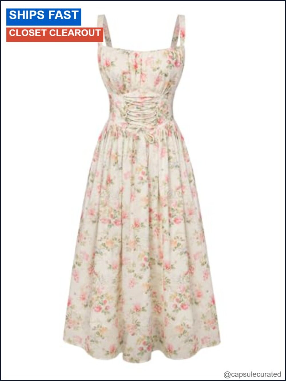 Floral Chiffon A-Line Maxi Dress with Pockets